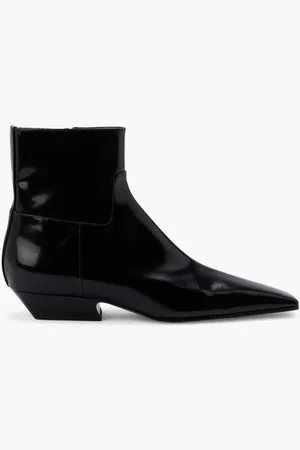 Khaite Marfa Classic Flat Ankle Boot for Women | The Deal Outlet