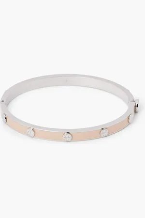 Tory Burch Miller Stud Enamel 5mm Hinge Bracelet for Women | The Deal Outlet