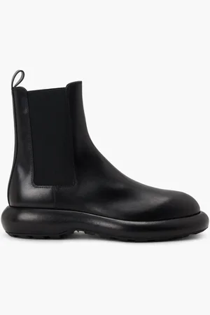 Jil Sander Chelsea Boot Box Leather for Men | The Deal Outlet