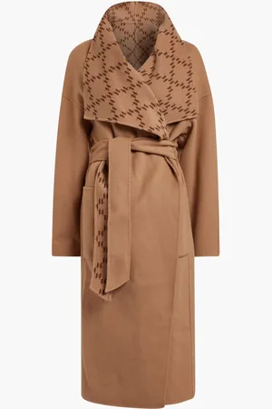 Karl Lagerfeld Reversible Printed Soft Coat for Women | The Deal Outlet