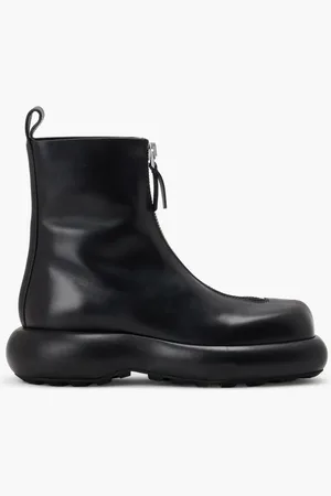Jil Sander Stivaletto Semi-shiny Calf Leather for Women | The Deal Outlet
