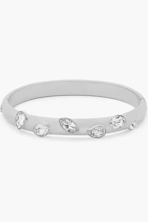 Swarovski Dextera Bangle Whi/rhs L for Women | The Deal Outlet