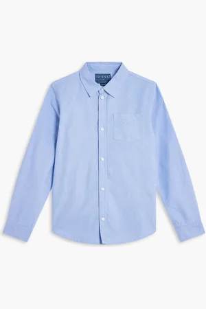 Guess Oxford Adj Ls Shirt for Boys | The Deal Outlet