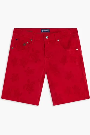 Vilebrequin Garonne Bermuda Cr24 Rnd Tort Satin Moulin Rouge for Men | The Deal Outlet