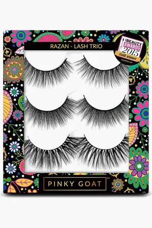 Pinky Goat Lash Trio Razan Packs for Women | The Deal Outlet