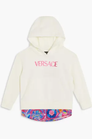 VERSACE Dress Felpa + Popeline Kaleidoscopic Barocco Kids + St. Logo for Kids | The Deal Outlet