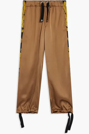 VERSACE Informal Pant Technical Fabrics Combo Heritage Print + Solid for Men | The Deal Outlet