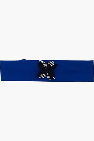 Petit Bateau Pinstriped Bow Headband for Girls | The Deal Outlet