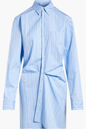 OFF-WHITE Stripe Poplin Twist Shirt Dre Light for Women | The Deal Outlet