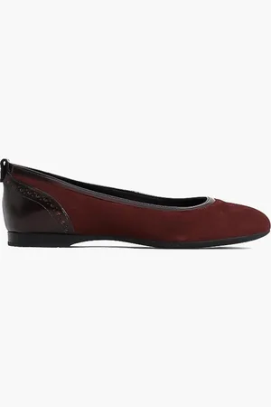Geox Lamulay Leather Flats for Women | The Deal Outlet