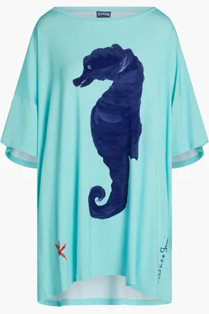 Vilebrequin Fiorella Su23 Cover-up Lagon for Women | The Deal Outlet