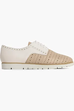 Geox Kookean Perforated Leather Derby for Women | The Deal Outlet