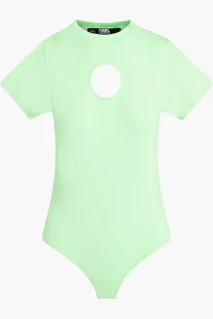 Karl Lagerfeld Cut Out Logo Body Jersey for Women | The Deal Outlet