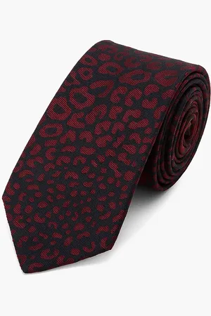 Paul Smith Printed Narrow Silk Tie for Men | The Deal Outlet