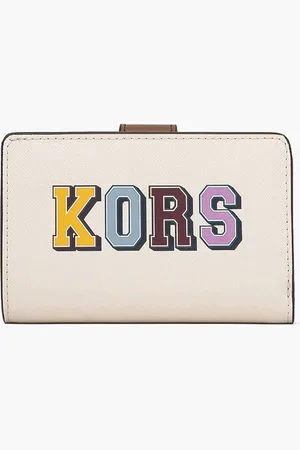 Michael Kors Leather Flap Wallet for Women | The Deal Outlet