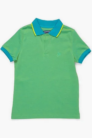 Vilebrequin Classic Changing Cotton Pique Polo Shirt for Boys | The Deal Outlet