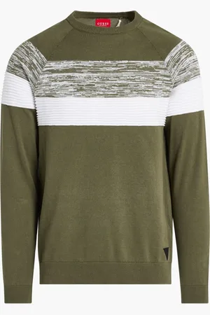 Guess Brahim Tri Color Sweater for Men | The Deal Outlet