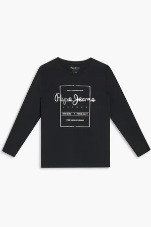Pepe Jeans Glitter Logo Long Sleeve T-shirt for Girls | The Deal Outlet
