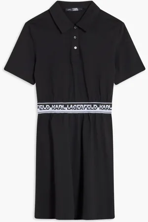 Karl Lagerfeld Logo Tape Shirt Dress for Women | The Deal Outlet