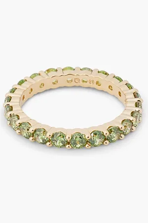 Swarovski Sjc Matrix Ring Green Gre/gos 50 Mm for Women | The Deal Outlet
