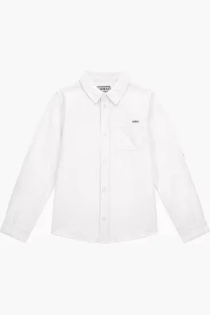 Guess Gmd Linen Adjustable Ls Shirt for Boys | The Deal Outlet
