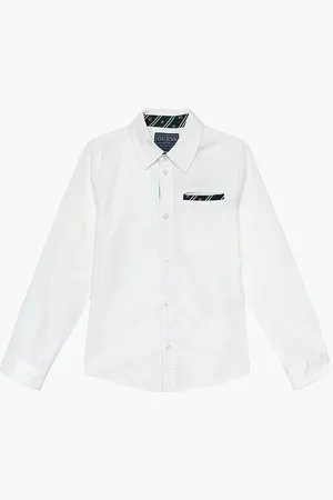 Guess Oxford Adj Ls Shirt for Boys | The Deal Outlet