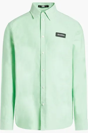 Karl Lagerfeld Logo Oxford Shirt for Men | The Deal Outlet