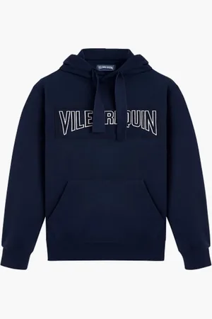 Vilebrequin Martin Sweat Cr24 Solid Light Fle Bleu Marine for Men | The Deal Outlet