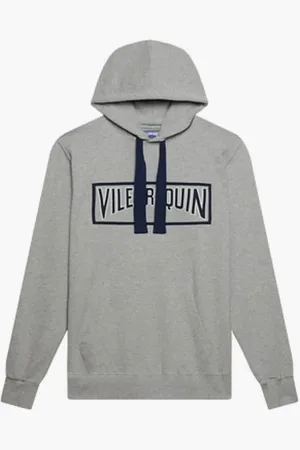 Vilebrequin Martin Sweat Cr24 Solid Light Fle Bleu Marine for Men | The Deal Outlet