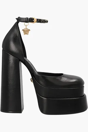 VERSACE Platform Aevitas Mary Jane Crys Nappa Lthr 155 for Women | The Deal Outlet