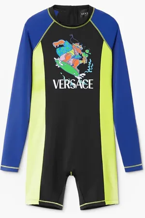 VERSACE Jb Wetsuit Ls Lycra Scuba Logo Holiday for Boys | The Deal Outlet