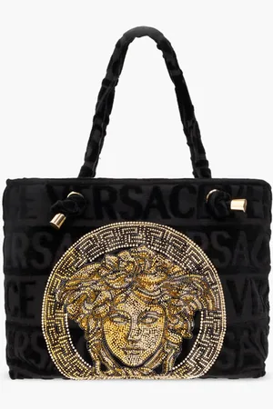 VERSACE Crystal Medusa Towel Tote Bag | The Deal Outlet