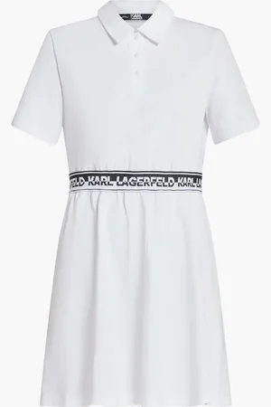 Karl Lagerfeld Logo Tape Shirt Dress for Women | The Deal Outlet