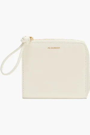 Jil Sander Single Practical Wallet Md Giro K-palmellato Lux & New Calf Wnappa Lining (oro Js) for Women | The Deal Outlet
