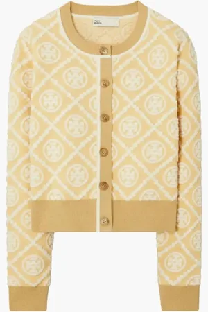 Tory Burch Tory Sport T Monogram Viscose Cardigan for Women | The Deal Outlet