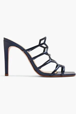 Schutz Julianna Weekend Leather Sandals for Women | The Deal Outlet