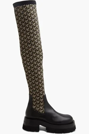 VERSACE Leonidas Thigh High Boots for Women | The Deal Outlet