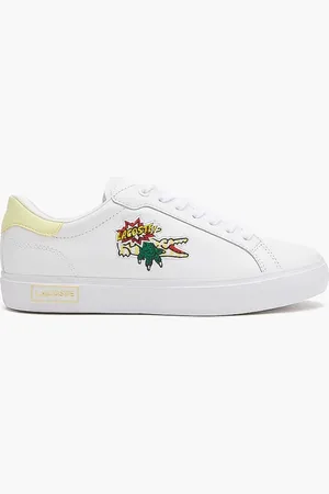 Lacoste Classic Logo Lace Sneakers for Women | The Deal Outlet