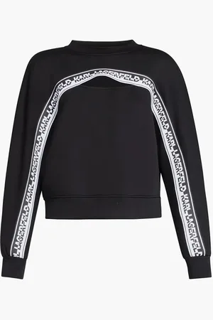 Karl Lagerfeld Logo Tape Sweatshirt for Women | The Deal Outlet