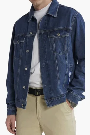 Karl Lagerfeld Klj Regular Denim Jacket for Men | The Deal Outlet
