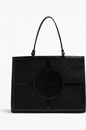 Tory Burch Ella T Monogram Quadrant Tote for Women | The Deal Outlet