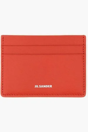 Jil Sander Credit Card Holder Soft Calf Wnappa Lining (satin Palladium) for Men | The Deal Outlet