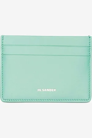 Jil Sander Credit Card Holder Soft Calf Wnappa Lining (satin Palladium) for Men | The Deal Outlet