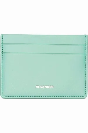 Jil Sander Vertical Credit Card Holder Soft Calf Wnappa Lining (satin Palladium) for Men | The Deal Outlet