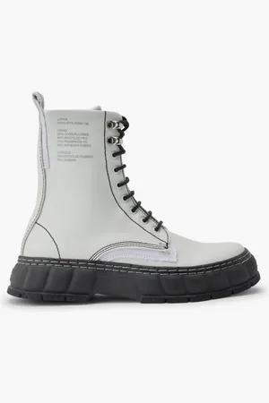 VIRON 1992 In Contrast Calf Length Boots for Women | The Deal Outlet