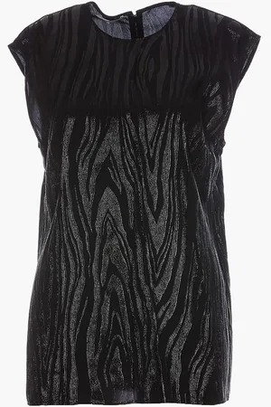 Stella McCartney Woodgrain Lurex Top for Women | The Deal Outlet