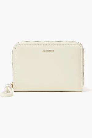 Jil Sander Zip Around Wallet Sm Giro K-palmellato Lux & New Calf Wnappa Lining (oro Js) for Women | The Deal Outlet