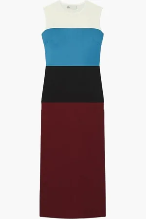 Tory Burch Colorblock Wool Dress for Women | The Deal Outlet