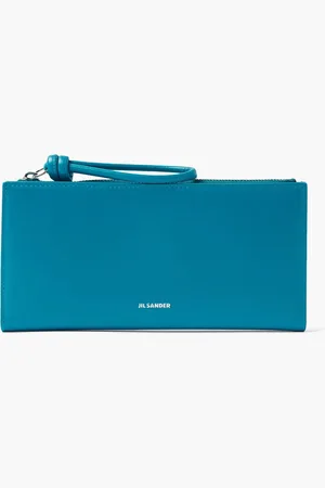 Jil Sander Single Practical Wallet Md Giro K-palmellato Lux & New Calf Wnappa Lining - Platino S | The Deal Outlet