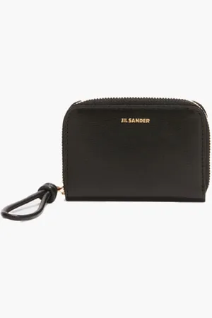 Jil Sander Zip Around Wallet Sm Giro K-palmellato Lux & New Calf Wnappa Lining (oro Js) for Women | The Deal Outlet